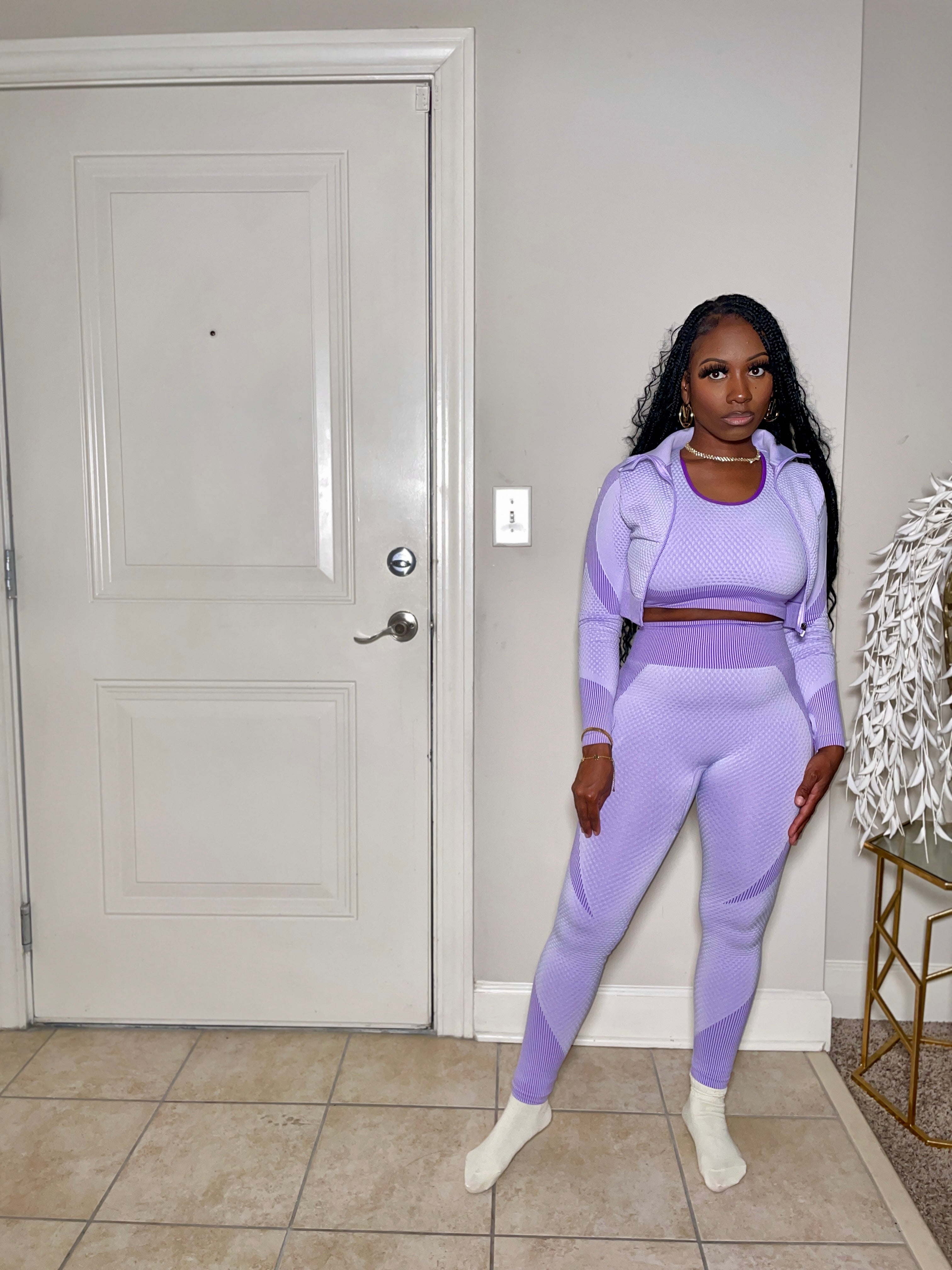 3 Pc  Seamless Activewear Set