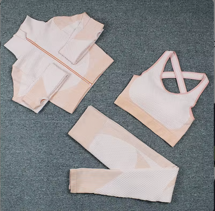 3 Pc  Seamless Activewear Set