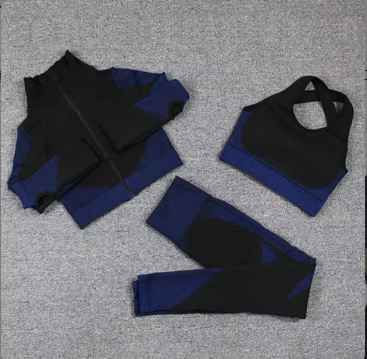 3 Pc  Seamless Activewear Set