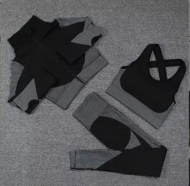 3 Pc  Seamless Activewear Set