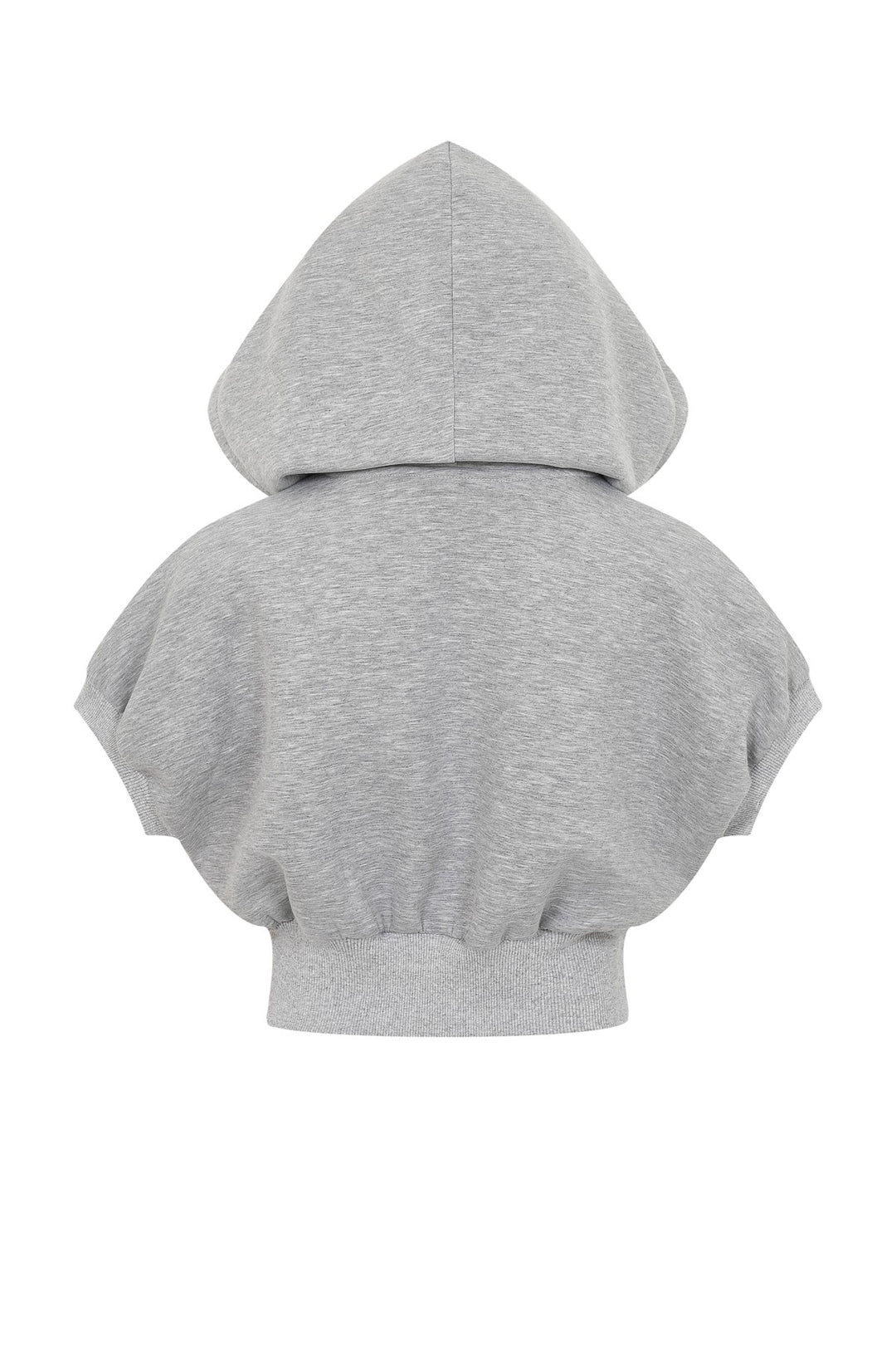 Calmour Short Sleeve Zip Hooded - Grey