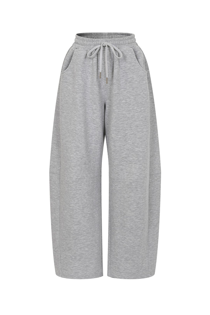 Calmour Knit Barrel Sweatpants - Grey