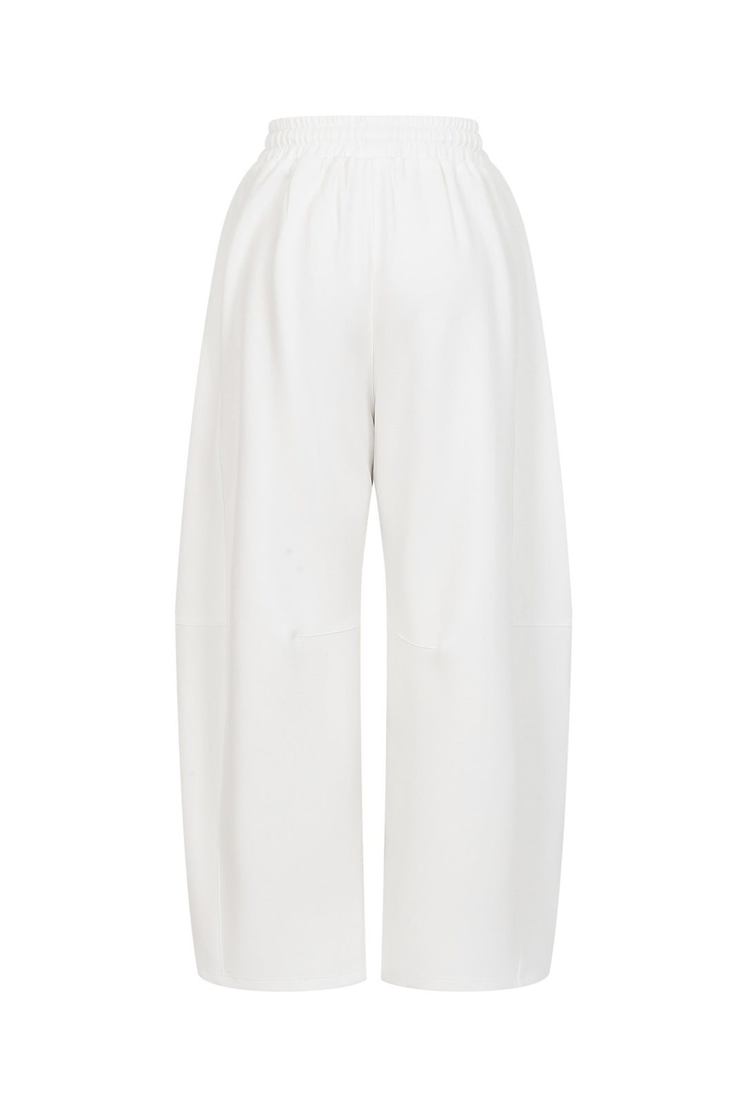 Calmour Knit Barrel Sweatpants - White