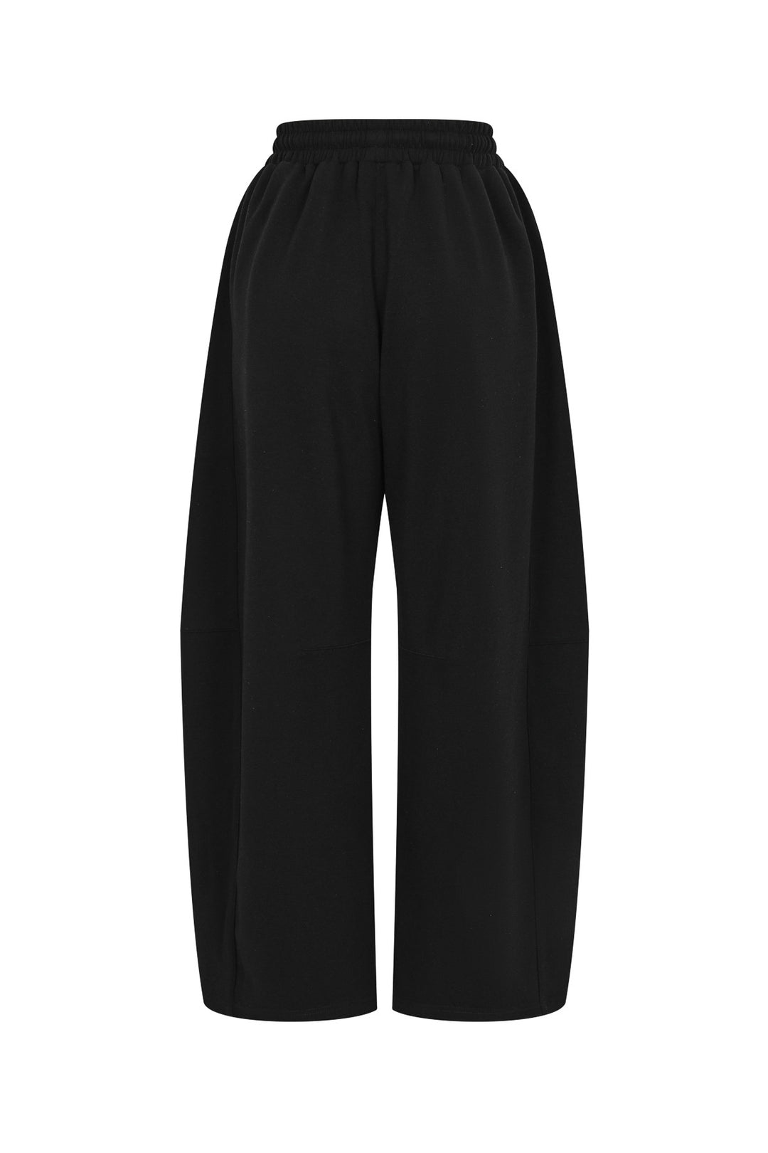 Calmour Knit Barrel Sweatpants - Black