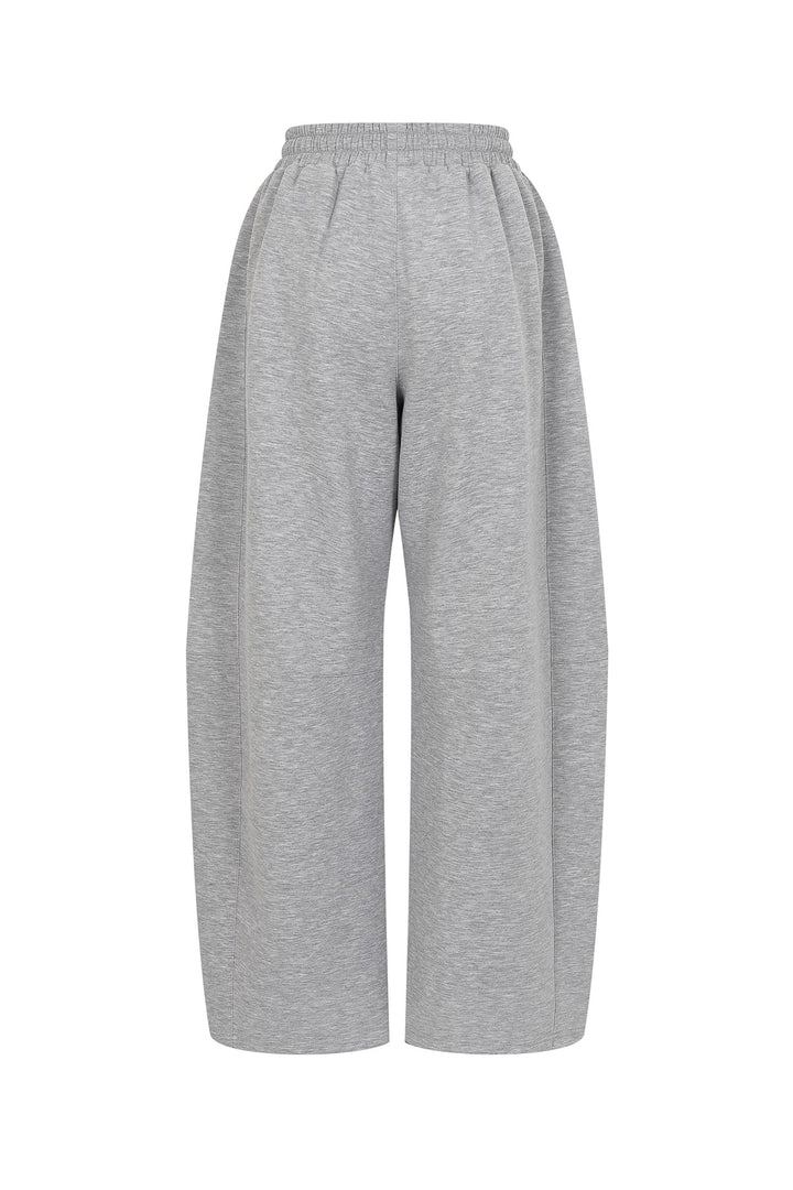 Calmour Knit Barrel Sweatpants - Grey