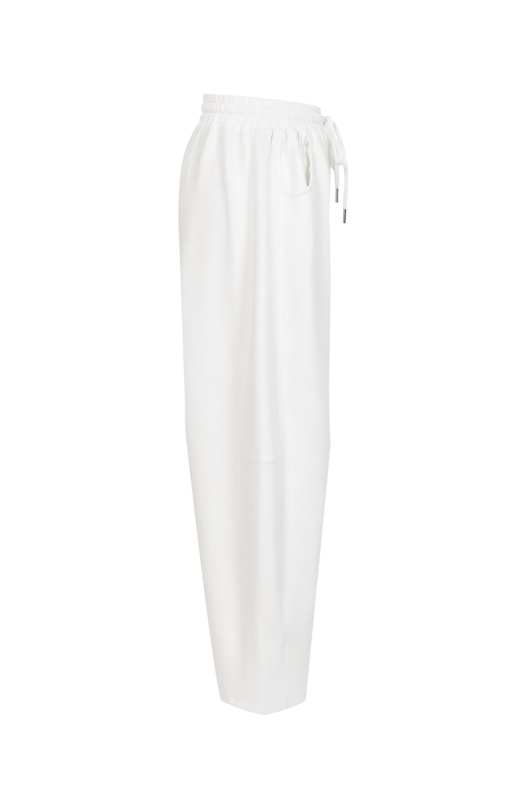 Calmour Knit Barrel Sweatpants - White