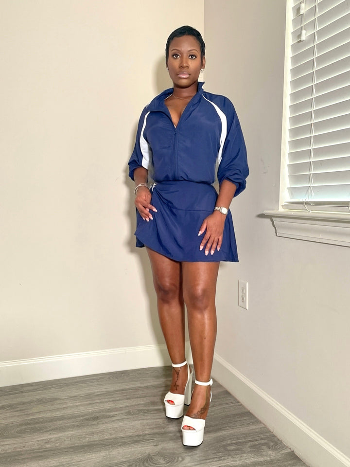 Tribeca Skort Set -Navy