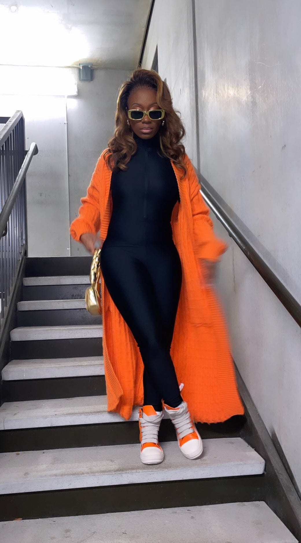 Restock- Pre-Sale -Black Shinny Jumpsuit