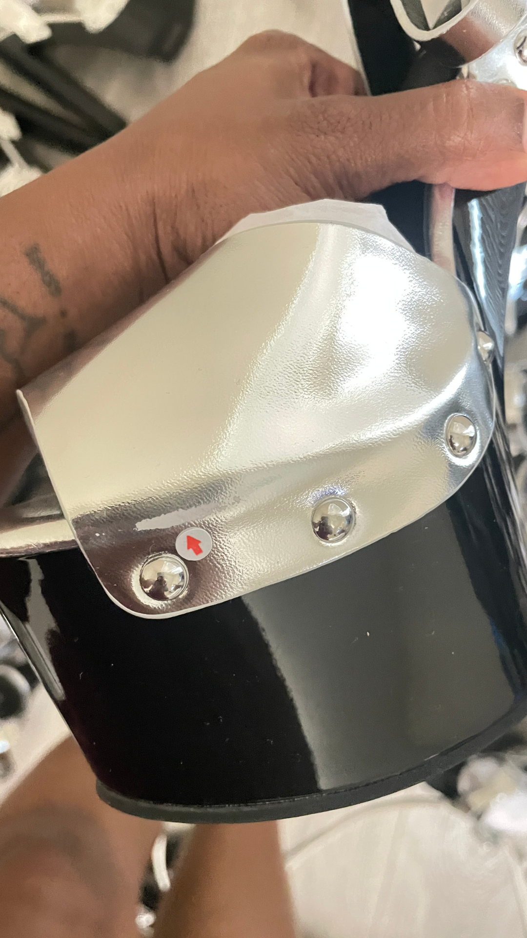 Opulent Platform Heel – Silver | Imperfect Edition