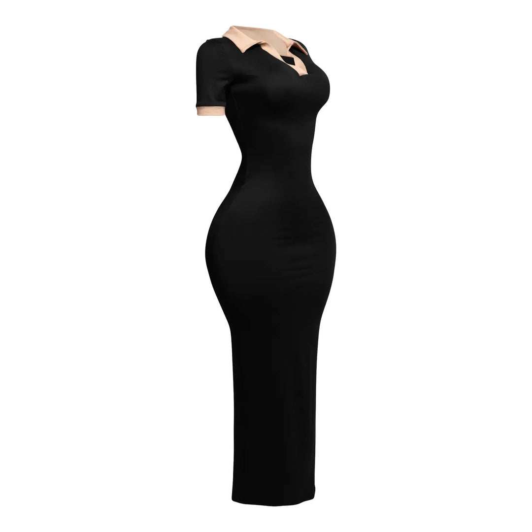 Serenity Bodycon Dress Wine (Tall Girl Friendly)
