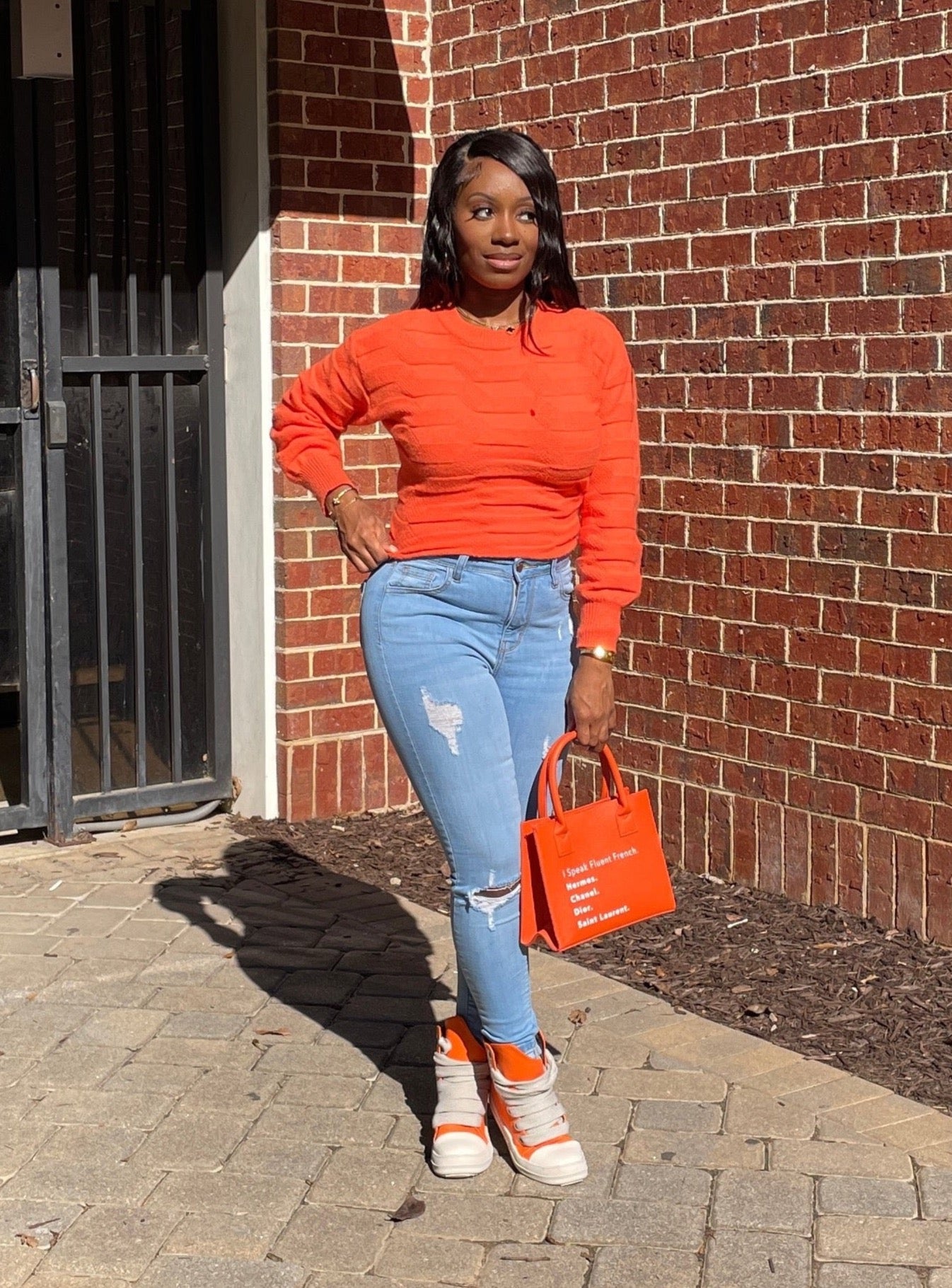 High waist Light Denim Jeans