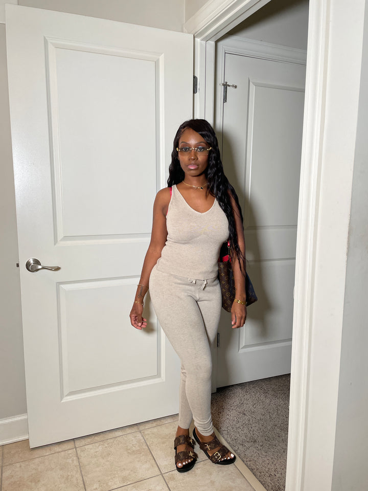 Knit Jogger Set