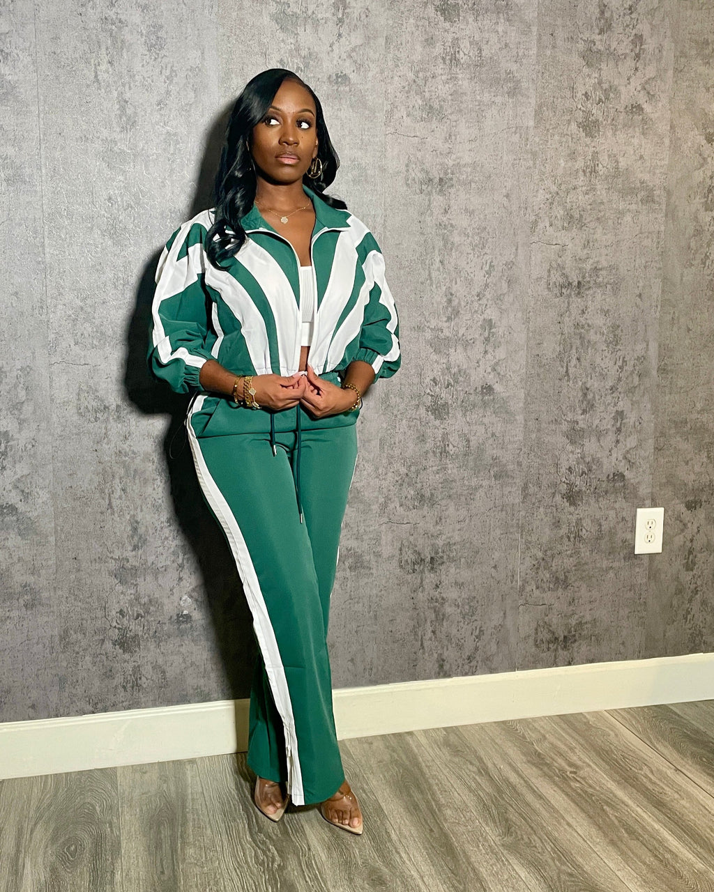 Green Reflex Tracksuit