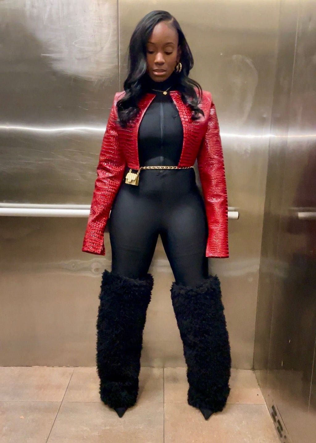 Restock - Pre-Sale- Croc Crop Jacket