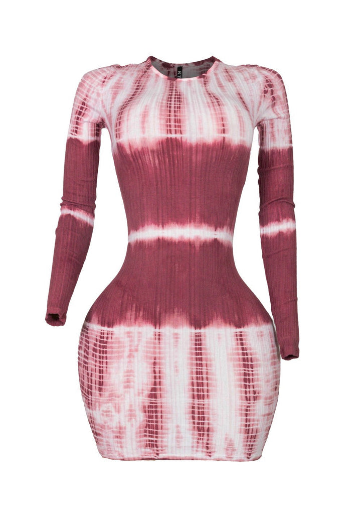 Tie Dye Red Olive