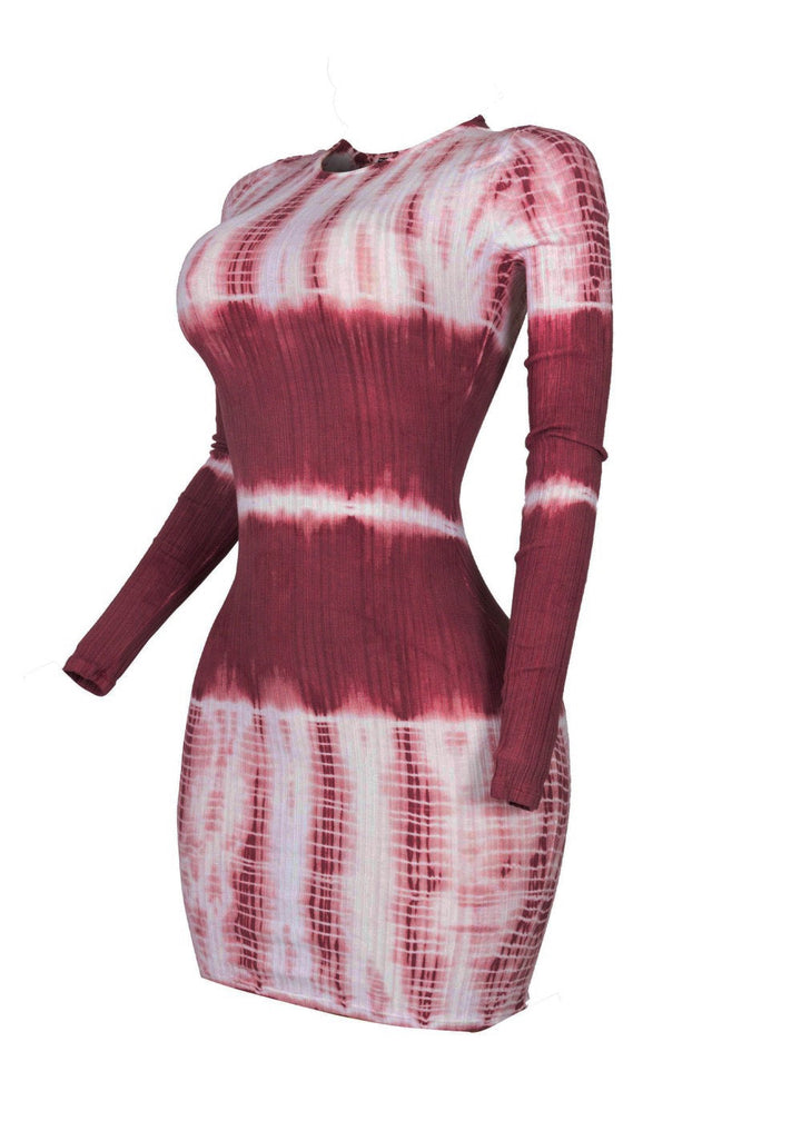 Tie Dye Red Olive