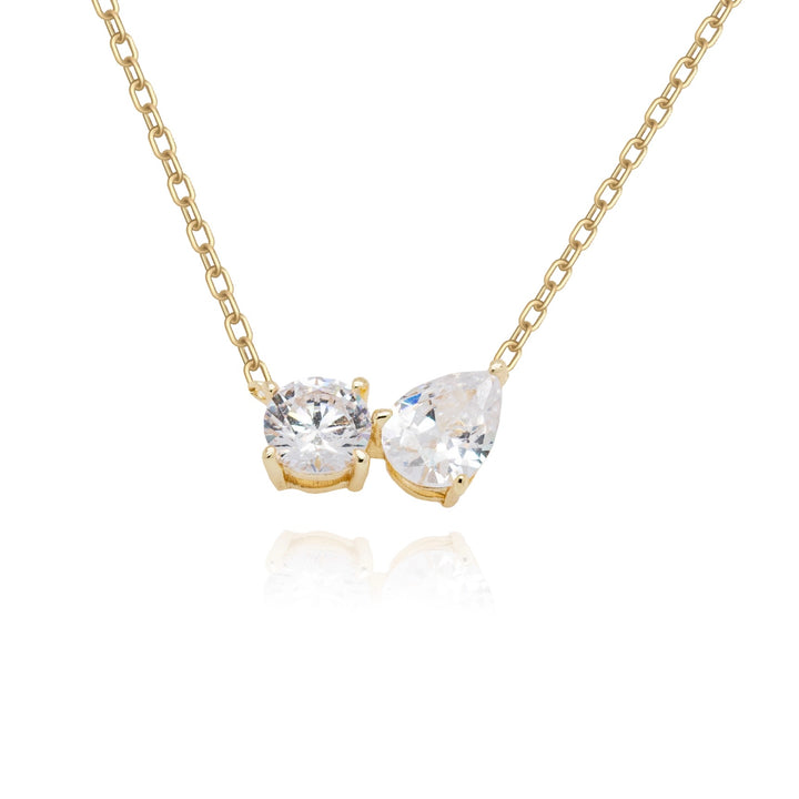 Moi Round Teardrop Necklace