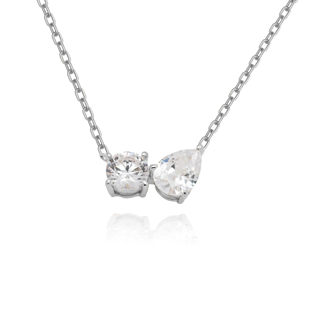 Moi Round Teardrop Necklace