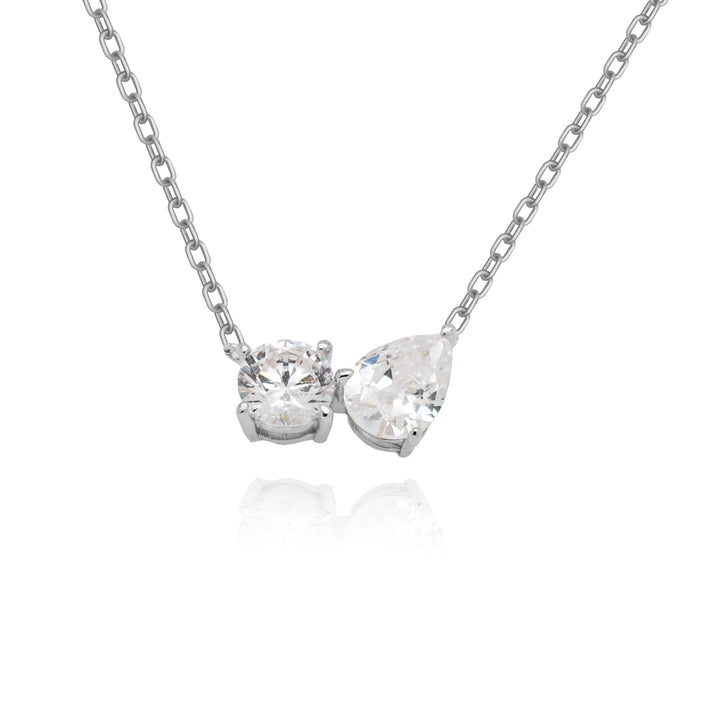 Moi Round Teardrop Necklace