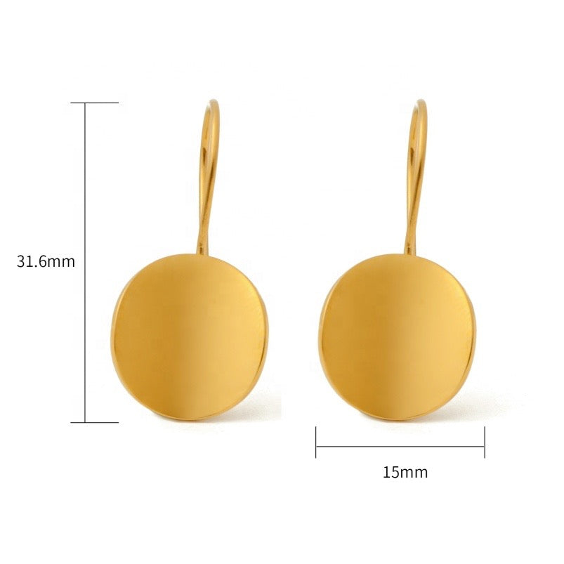 Bell 18k Gold Plate Stainless Steel