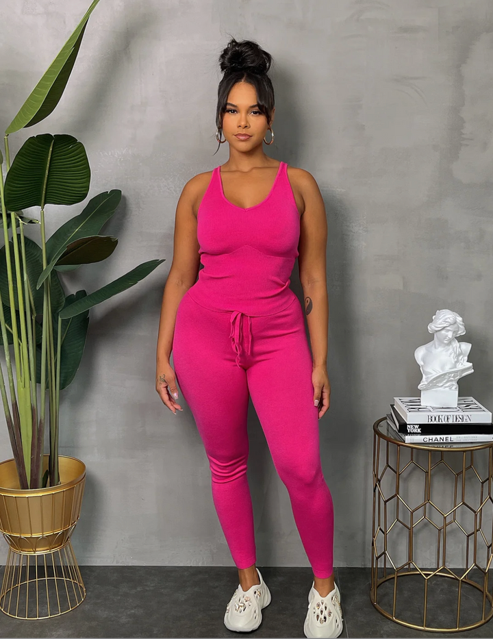 Knit Jogger Set