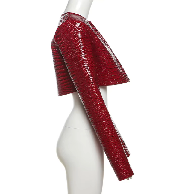 Restock - Pre-Sale- Croc Crop Jacket