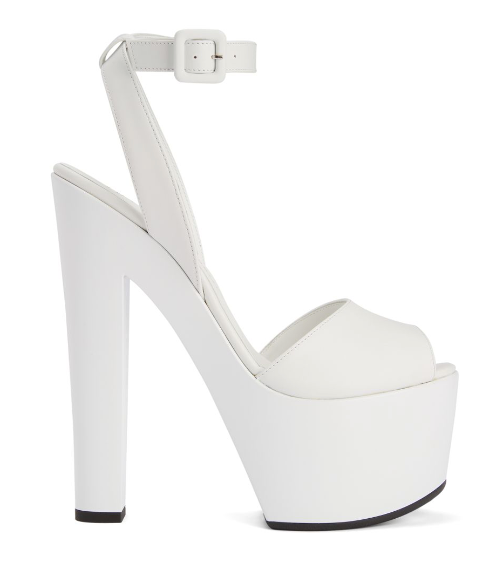 White Opulent Platform Heel – (Pre-Order)
