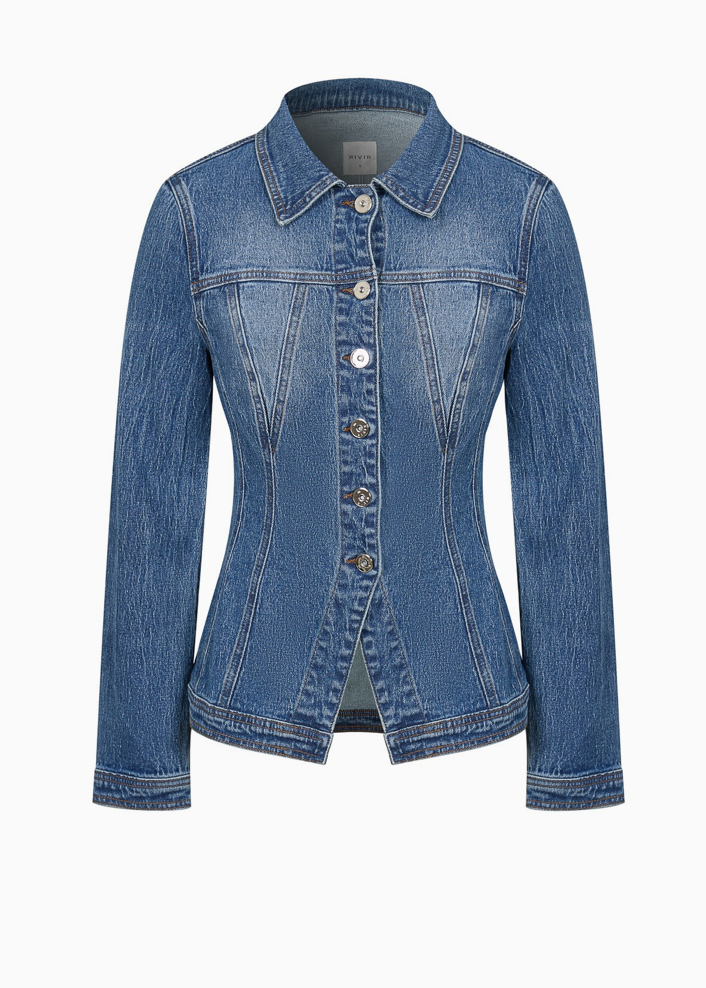 Peplum Denim Jacket