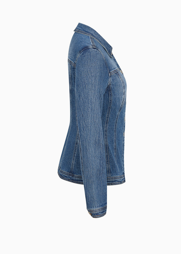 Peplum Denim Jacket