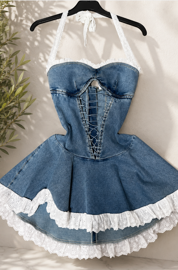Corset Denim Dress