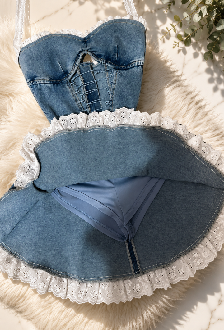 Corset Denim Dress