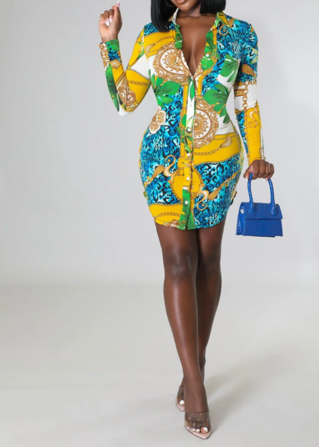 Cosmopolitan Dress (Green)