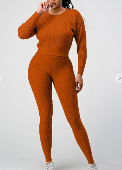 Knit Sweater Legging Set