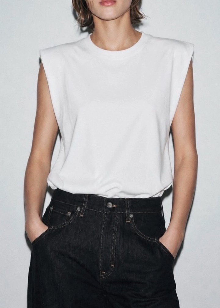 Padded Shoulder Muscle T-Shirt