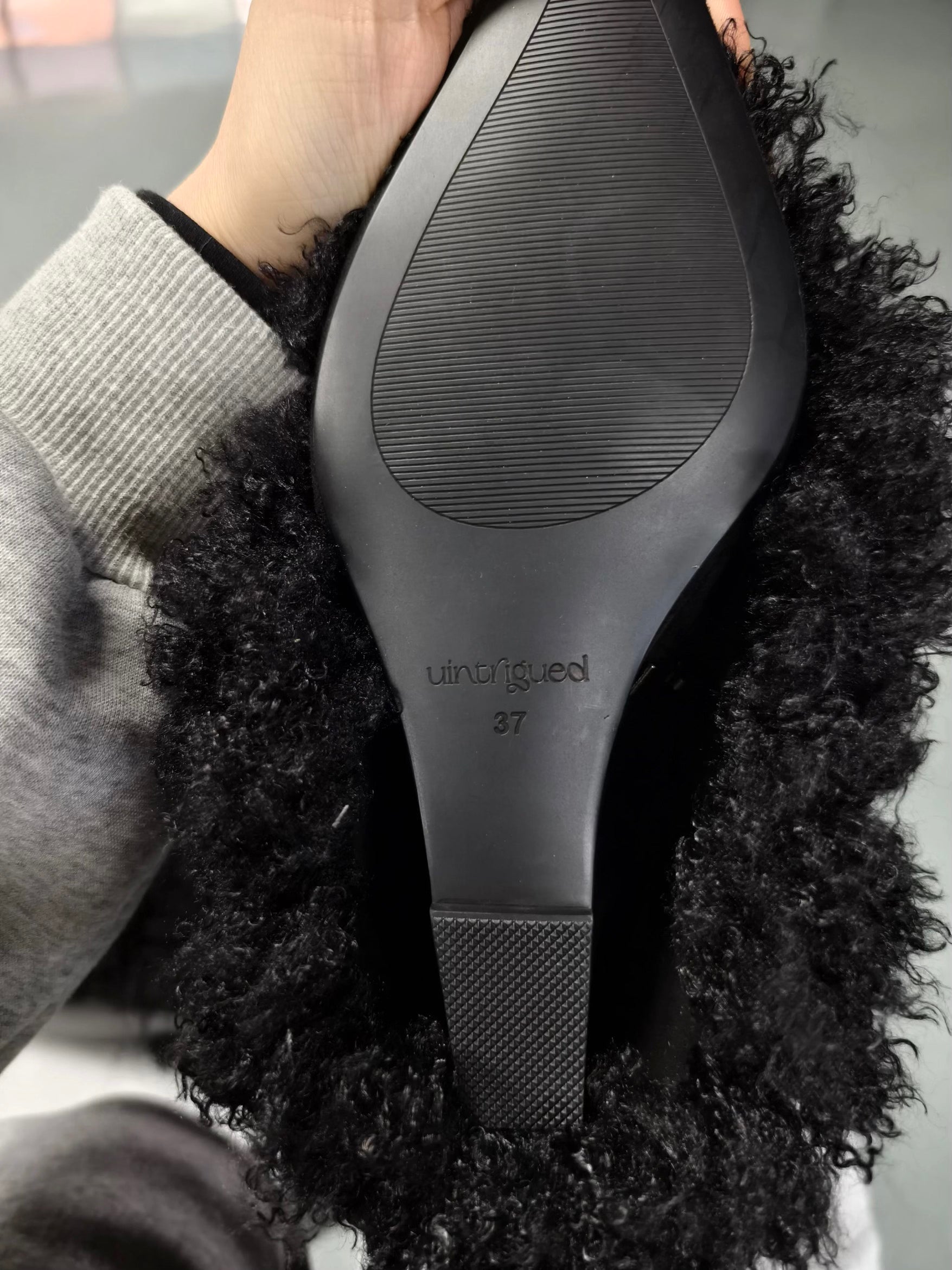 Restock- Pre-Sale- Wedge Heel Mongolian Fur Boot