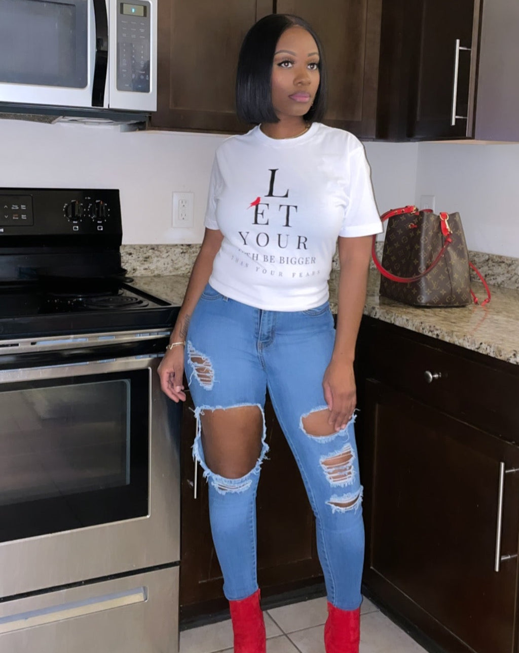 FAITH Bigger Than Fear T-shirt