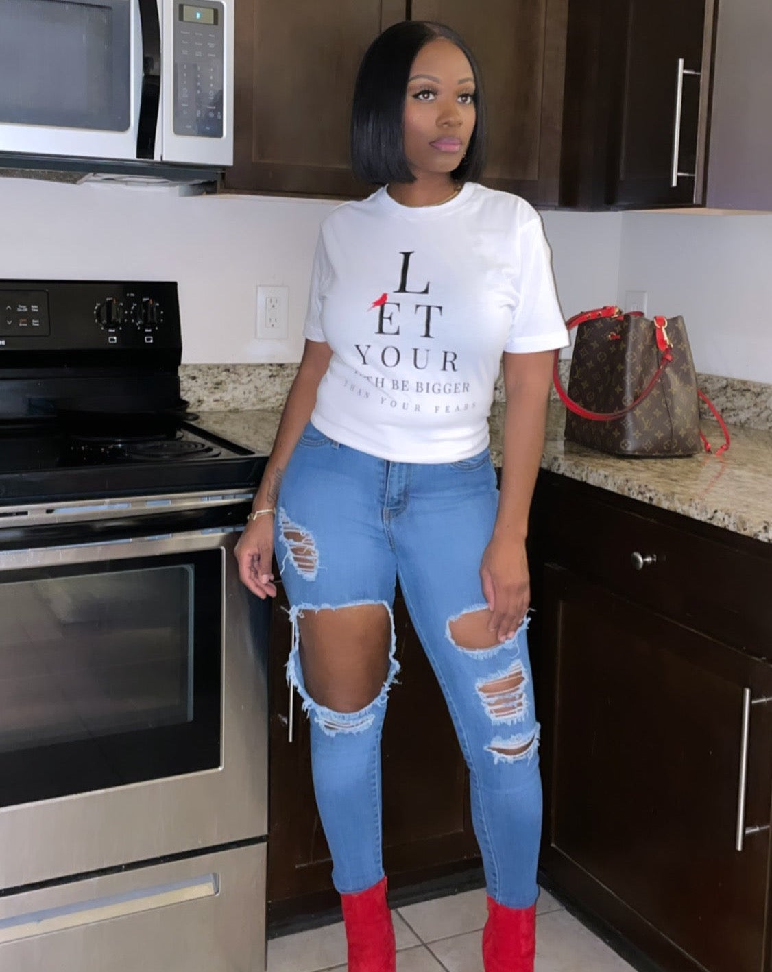 FAITH Bigger Than Fear T-shirt