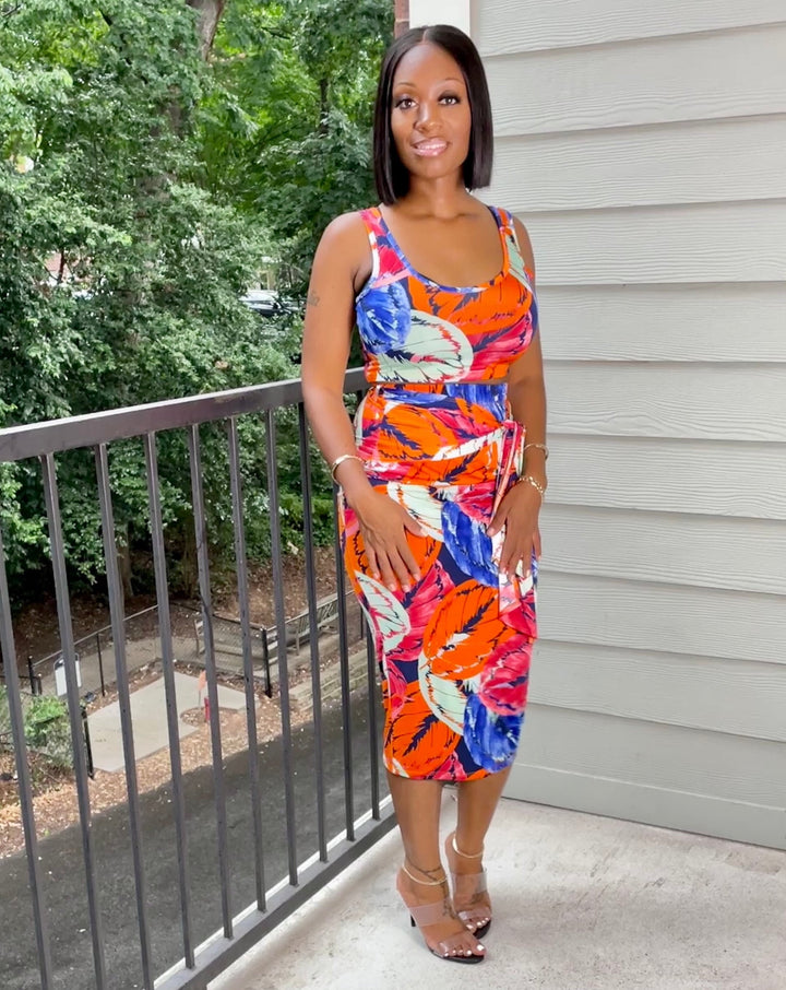 Hibiscus Skirt Set