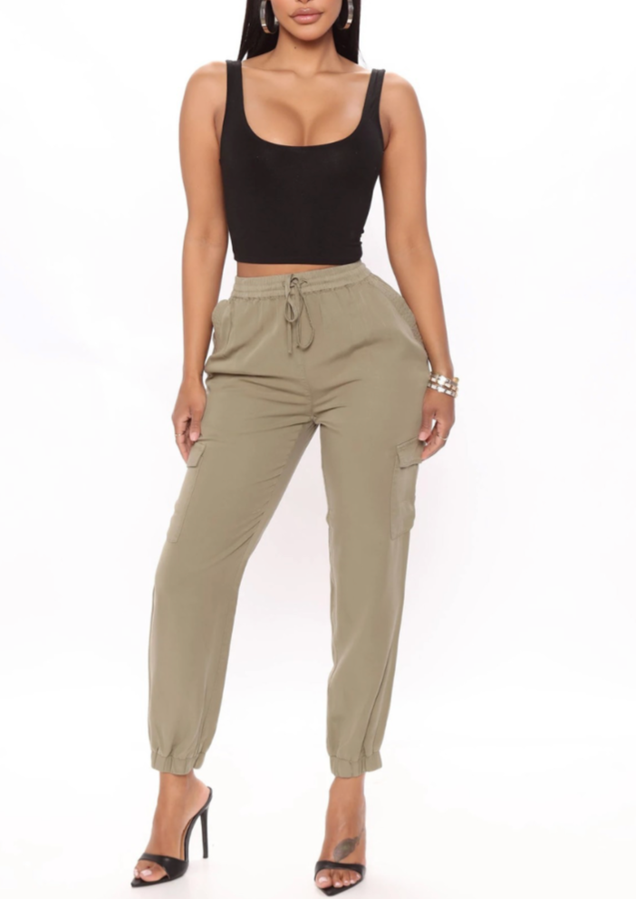 RUNNER CARGO PANTS OLIVE