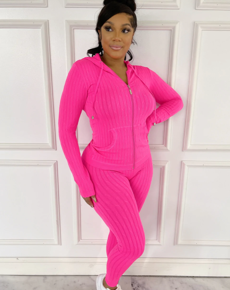 One Size Fit All Hoodie Set