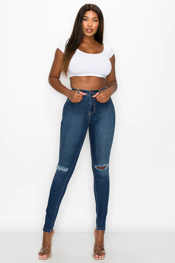 Dark Denim High waist Jeans